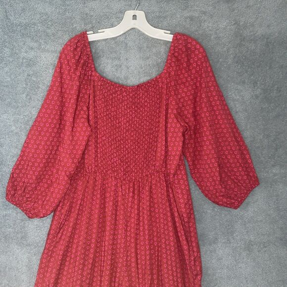 Knox Rose Jumpsuit Womens Large Wide Leg Crop Boho Hippie Festval Cottagecore - Picture 11 of 13